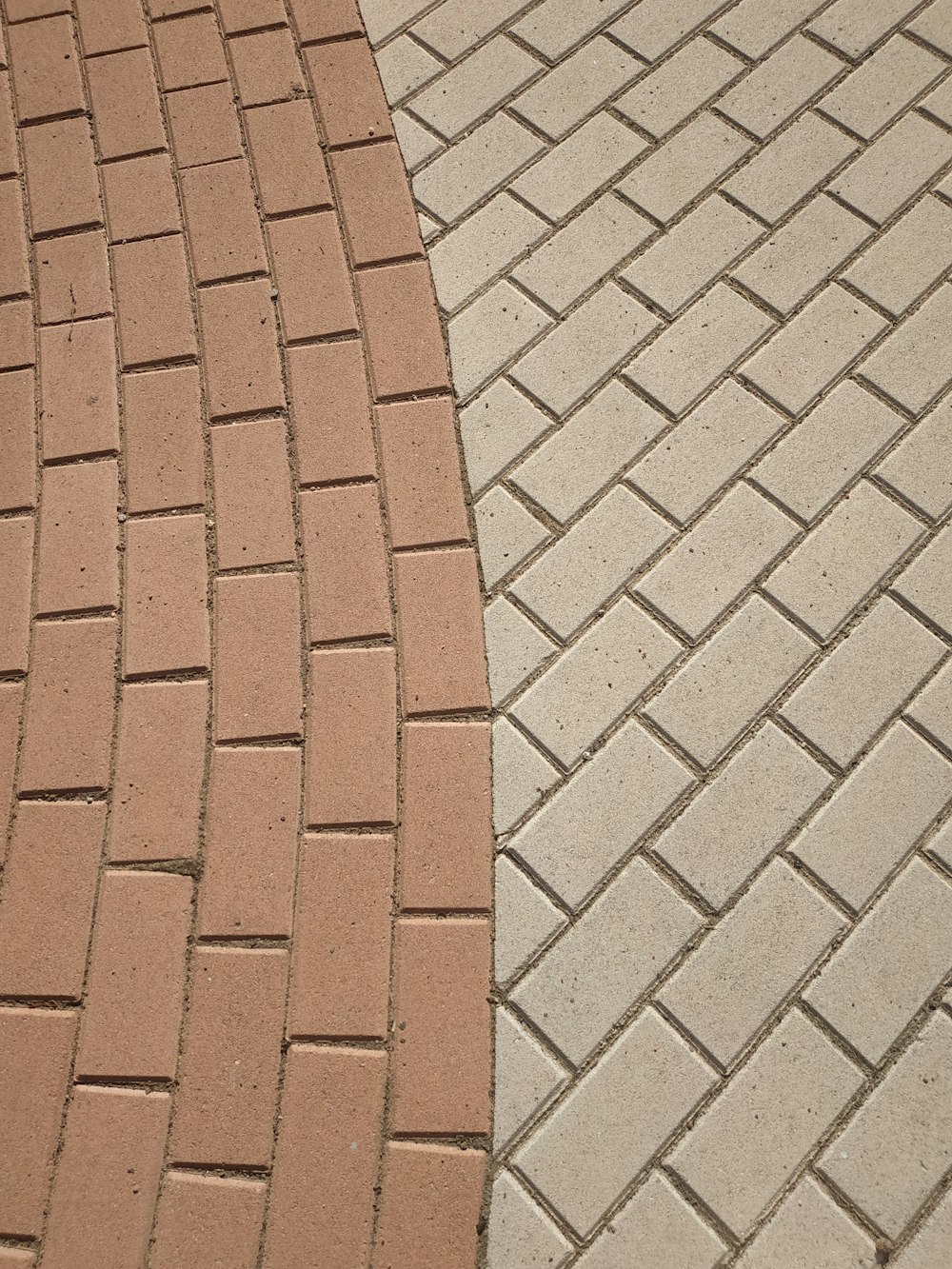 brown and gray brick pavement