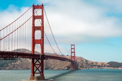 Golden Gate Bridge - 从 Post Card Viewpoint, United States