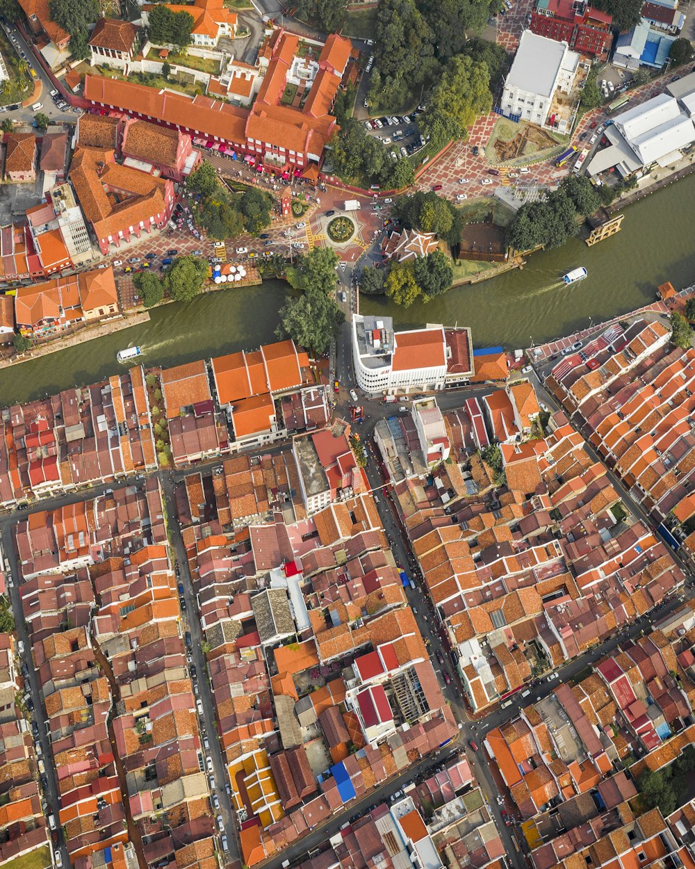 aerial view of city buildings during daytime