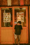 A successful influencer showcasing a local restaurant.