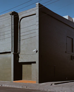 Exterior view of industrial building undergoing structural evaluation by our team