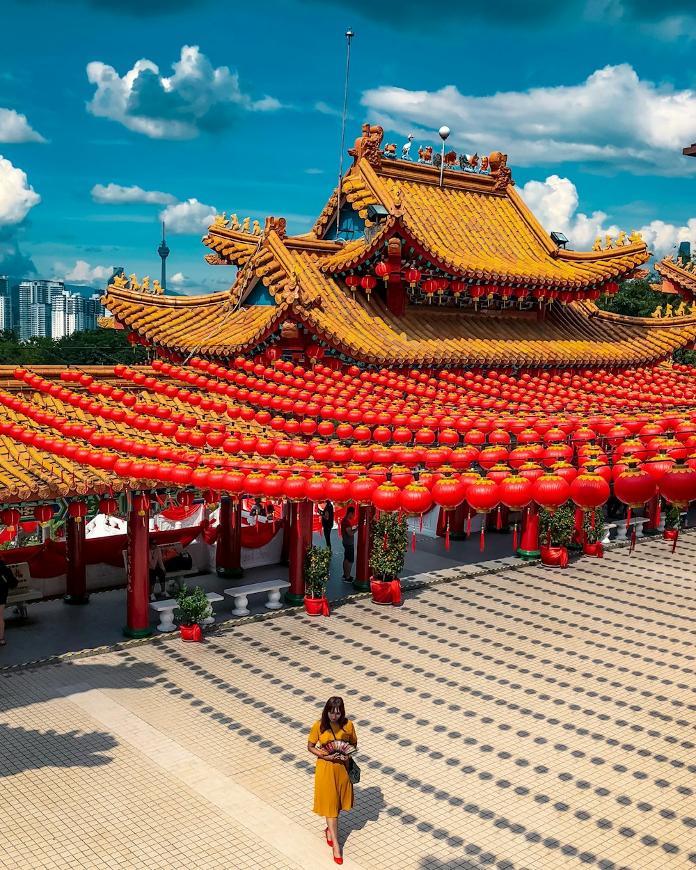 red and brown temple under blue sky during daytime