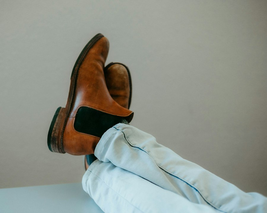 Bottine Chelsea Taupe Café Noir Chaussures Chaussures