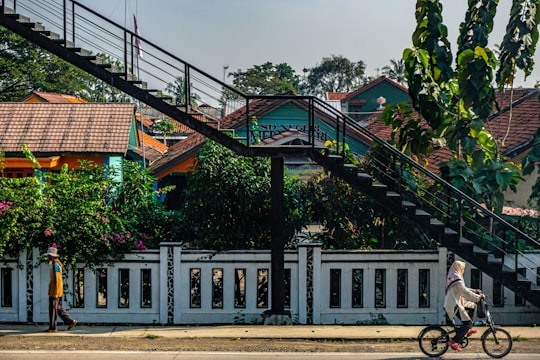 brown and white concrete building in Subang Indonesia