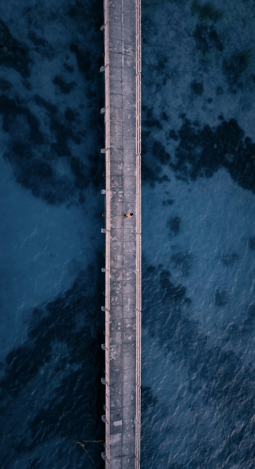 aerial view of dock during daytime