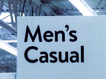 A collection of casual men's wear.
