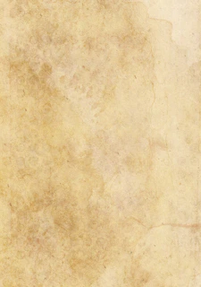 A textured sheet of aged yellow paper with subtle stains and creases