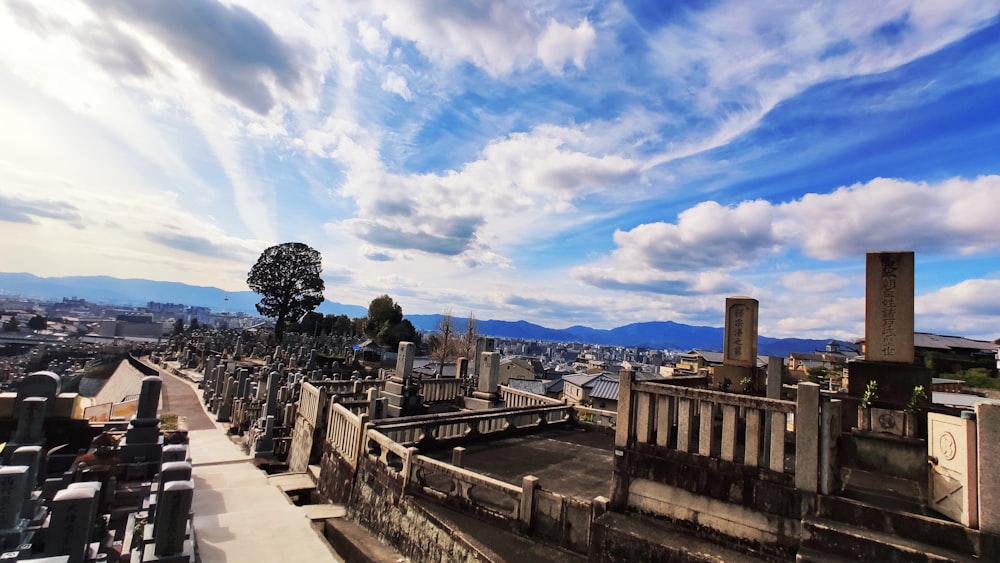 city buildings under blue sky and white clouds during daytime