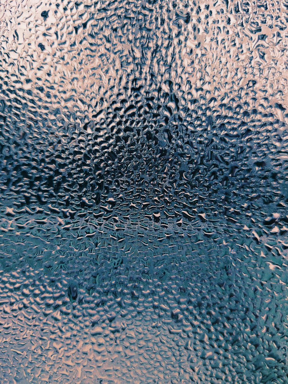 water droplets on glass panel