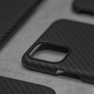 Close-up of a 3D-printed phone holder made with 2. pla+ material, showcasing smooth layers and slight flexibility.