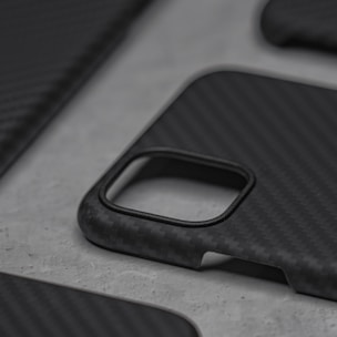 Close-up of a sleek, protective phone case with textured surface.