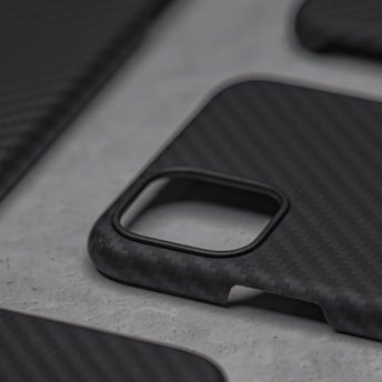 A close-up of a stylish smartphone case from bxlcase, highlighting its unique texture and modern design.