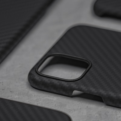 A close-up of a trendy phone case showcasing its unique design and texture.