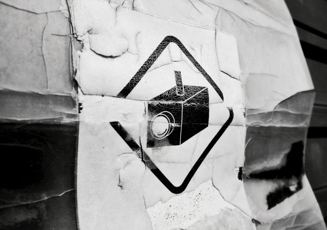 black and white camera illustration