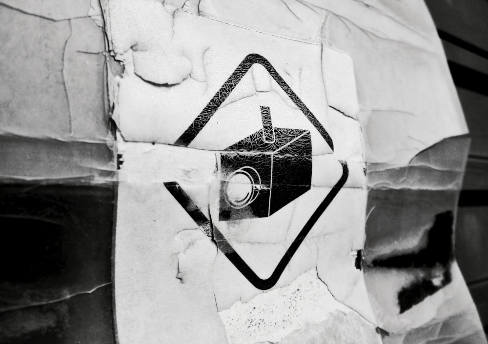 black and white camera illustration
