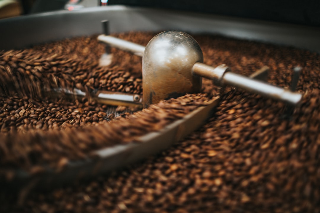 brown coffee beans on brown wooden tray