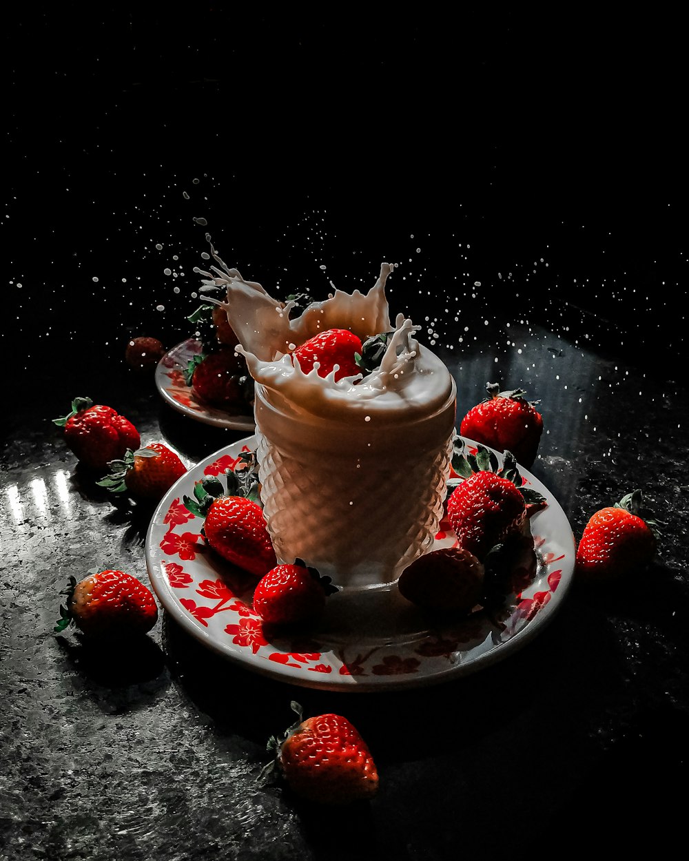 white and brown ice cream on white ceramic bowl