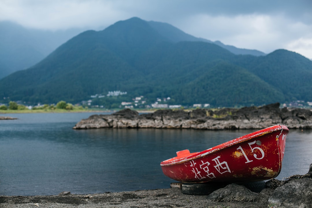 travelers stories about Fjord in Mount Fuji, Japan