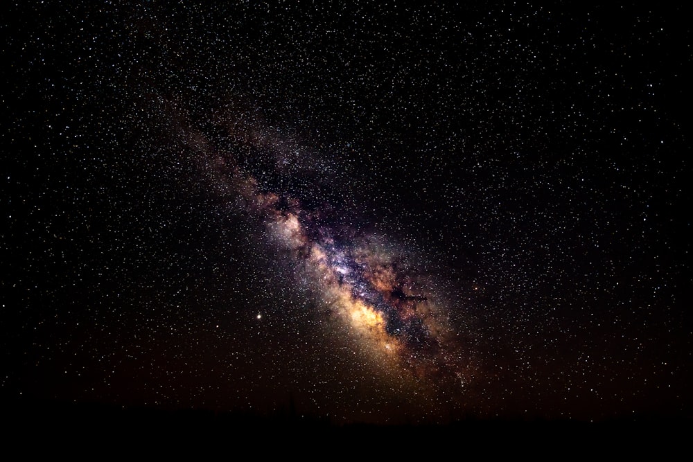 stars in the sky during night time