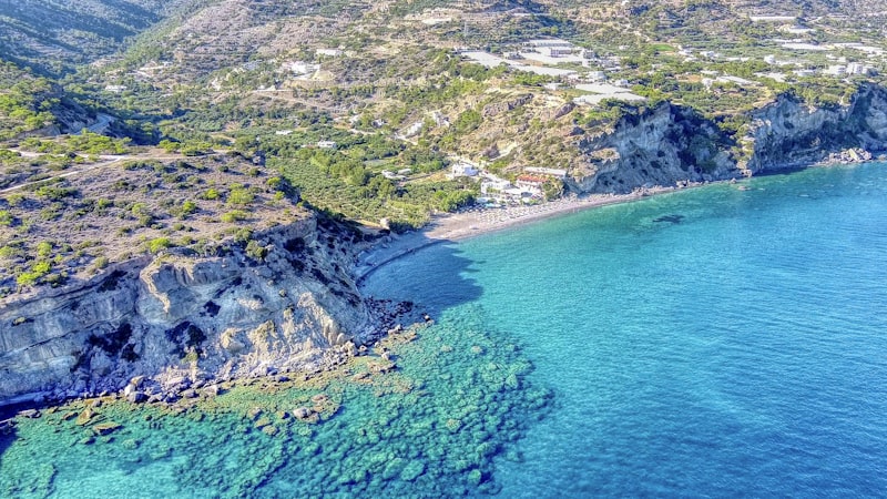 Coastal view of Ierapetra and Makry Gialos, southeast Crete