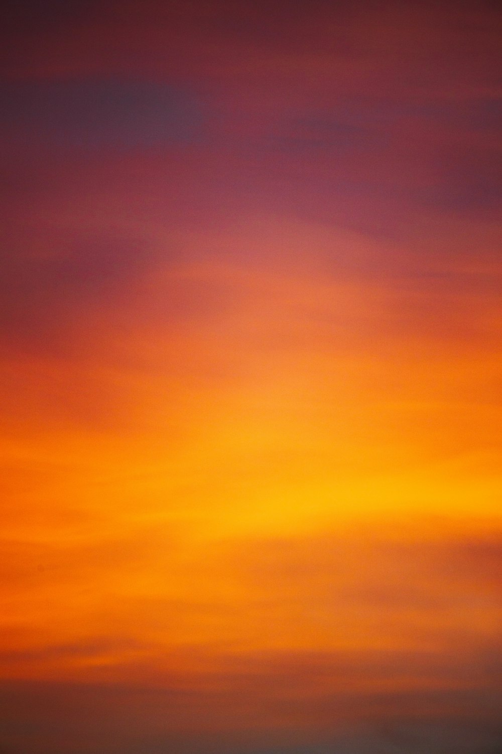 orange and blue cloudy sky