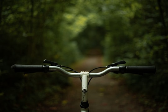 black and white bicycle on road during daytime in Overton Park United States