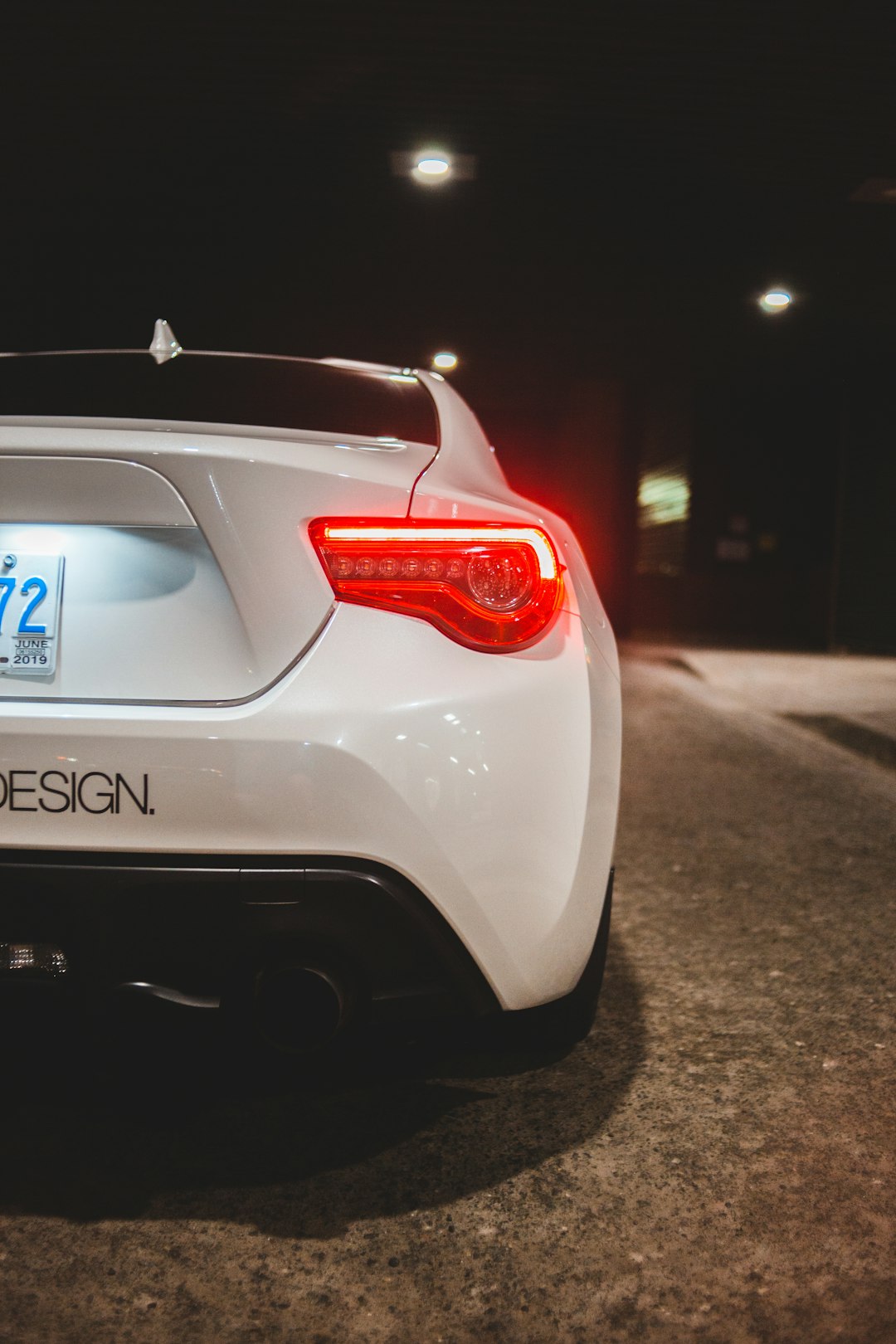 white mercedes benz c class on road during night time