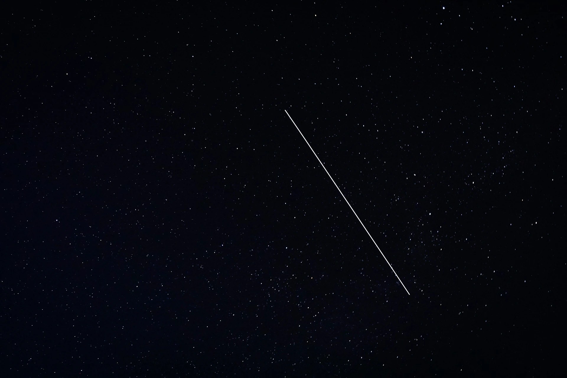 black and white stars in the sky