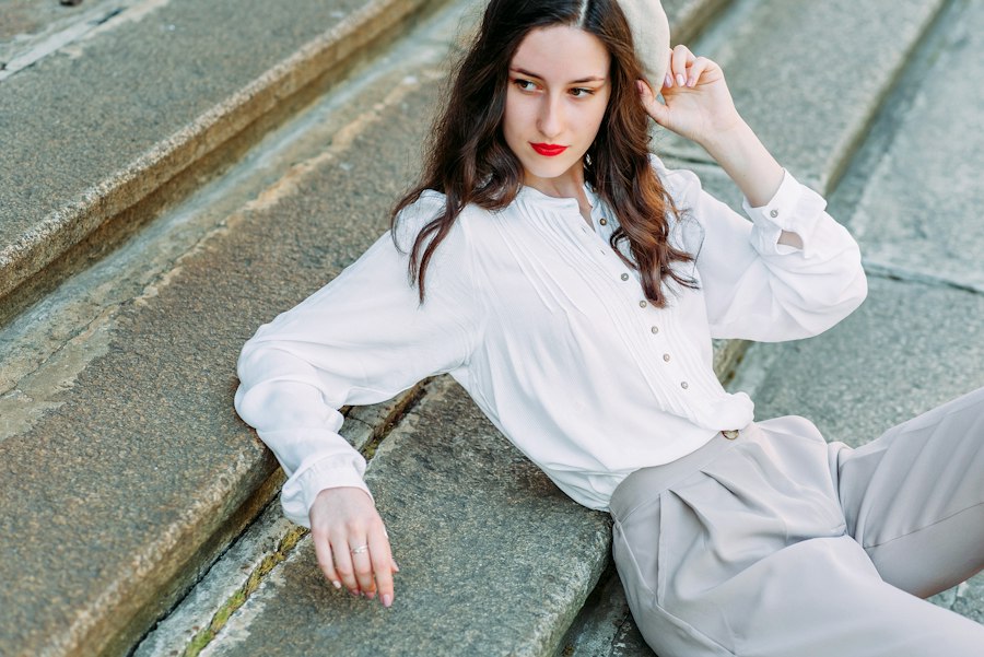 Chemise Blanche Oxford Coton Naf Naf vêtements et mode
