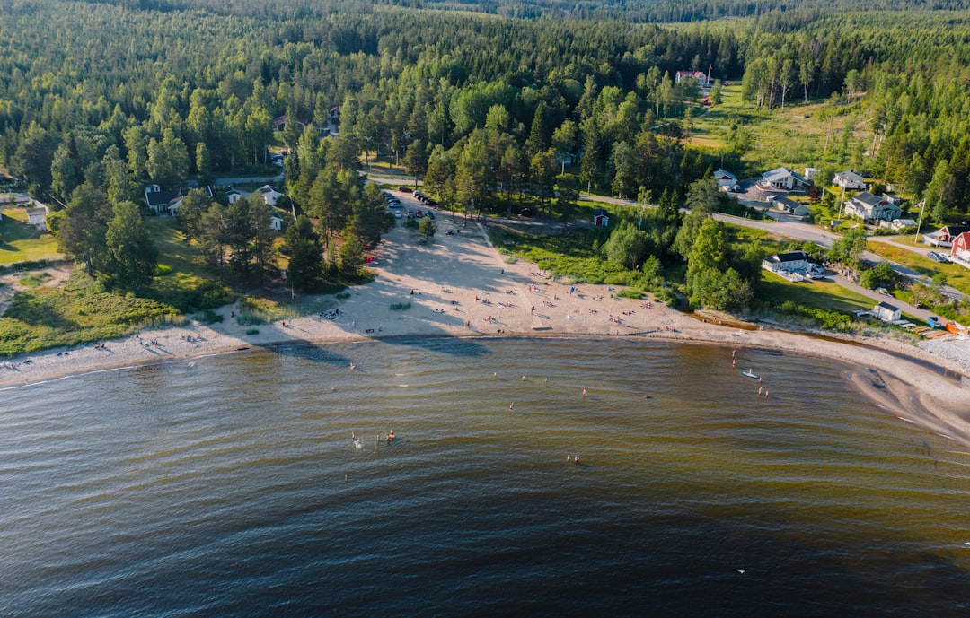 travelers stories about River in Bänkåsvikens strandbad, Sweden