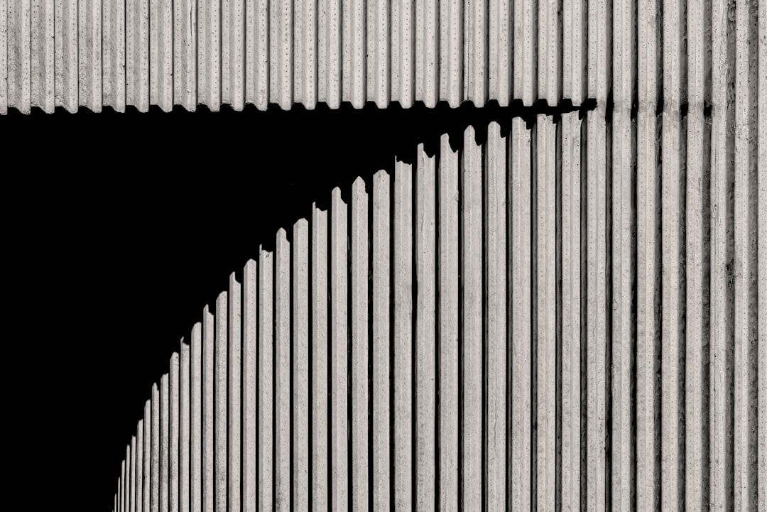 white and black striped line