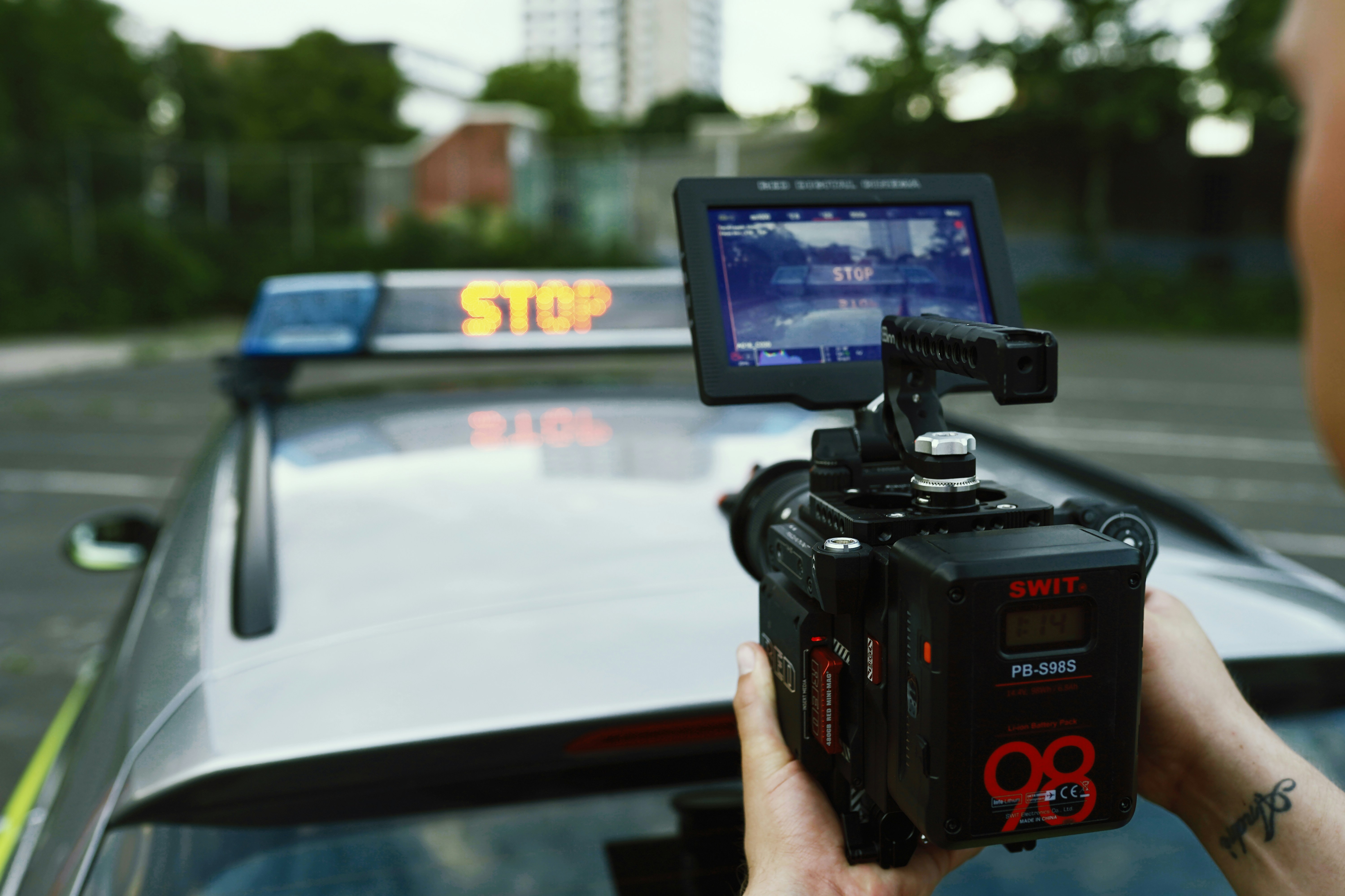 behind the camera