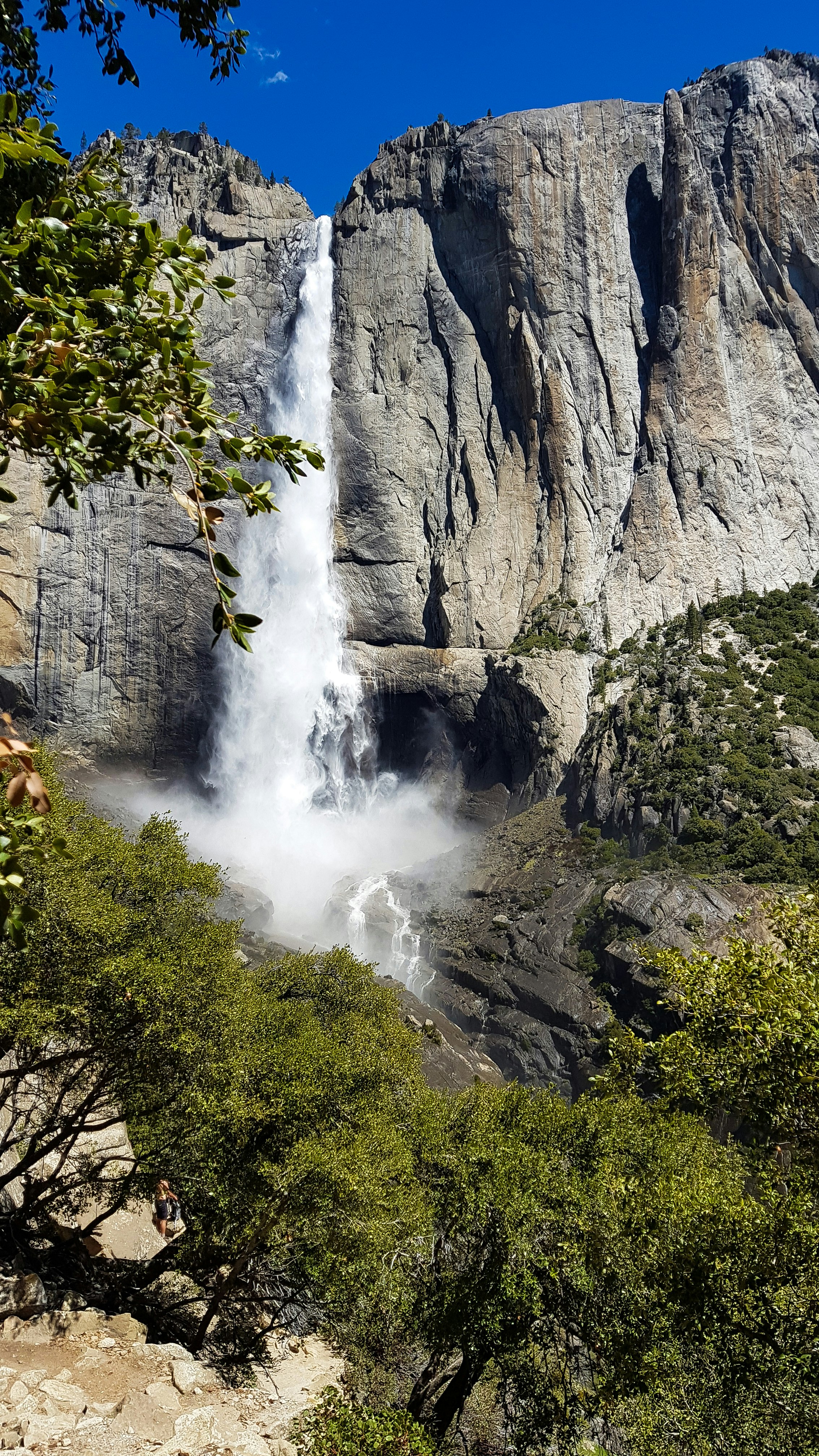 Waterfall in Yosemite Park, California, USA