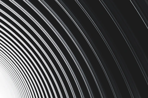 black and white striped textile