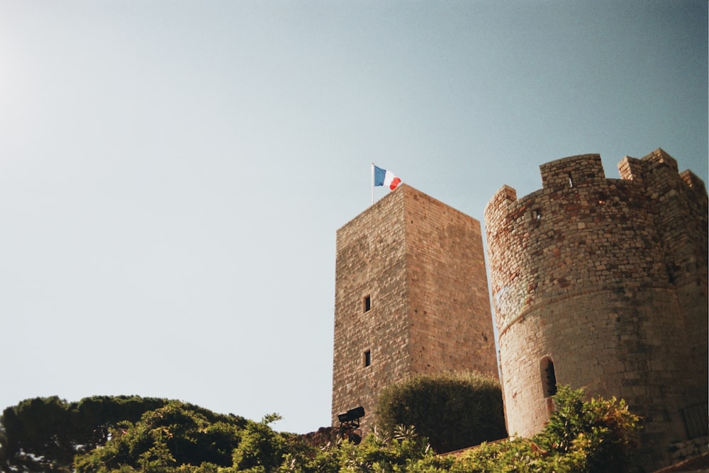 brown concrete castle on green grass field during daytime