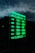 A digital sign displays business hours in glowing green text against a dark background. The days of the week are listed, with varying opening hours from Tuesday to Saturday and closures on Sunday and Monday. The sky and part of a building are faintly visible in the reflection.