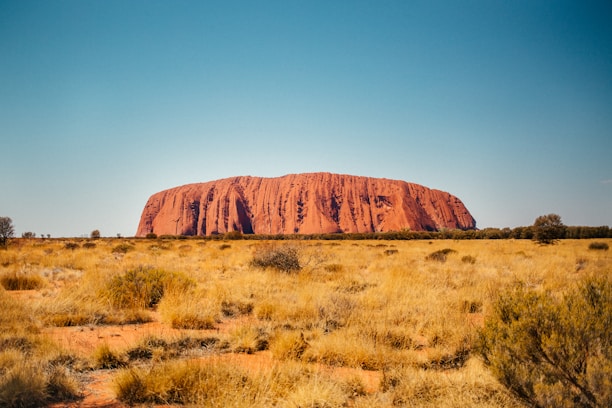brown rock formation under blue sky during daytime