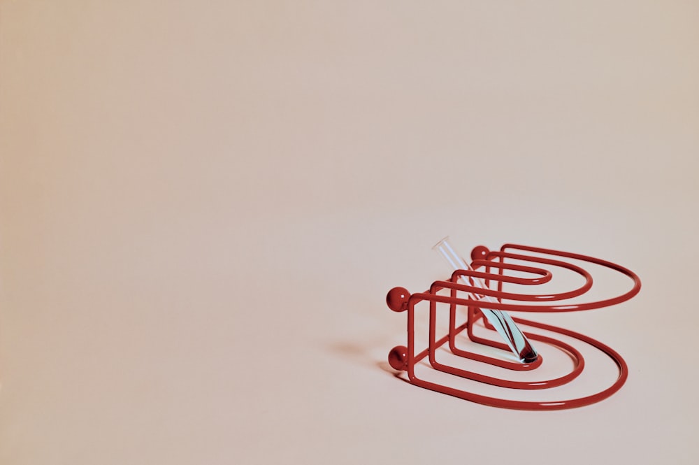 red and white musical note illustration
