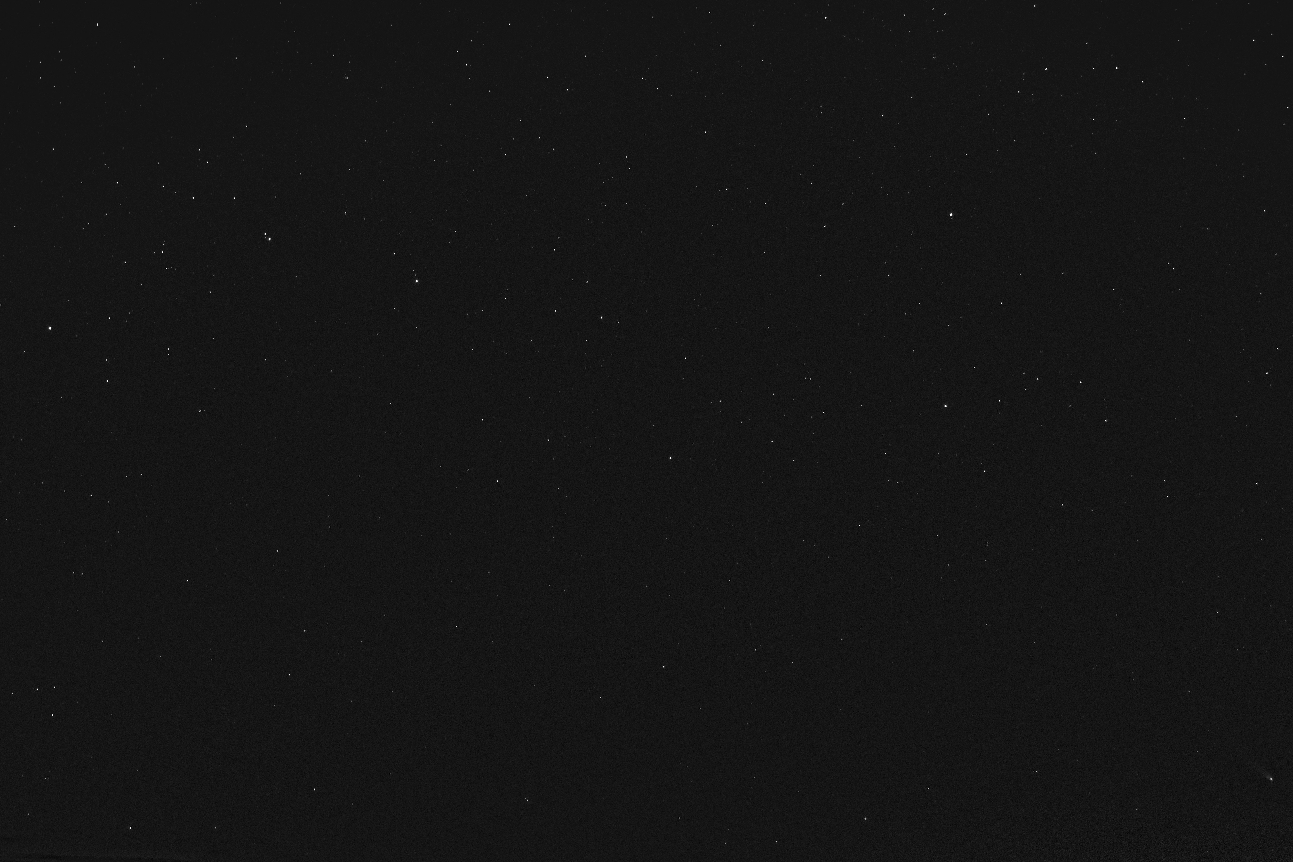 The Big Dipper with Neowise, C/2020 F3 in the bottom right