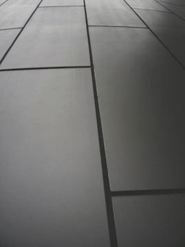 white and black floor tiles