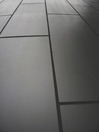 white and black floor tiles