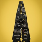 black and yellow remote control