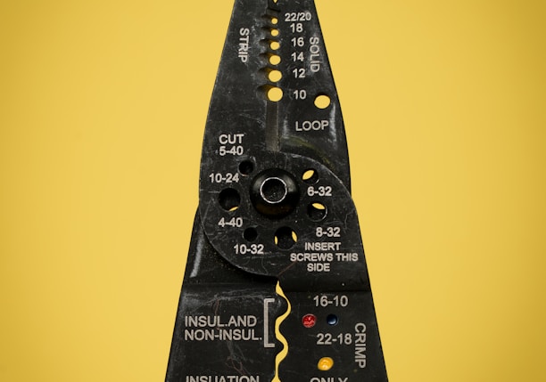 black and yellow remote control