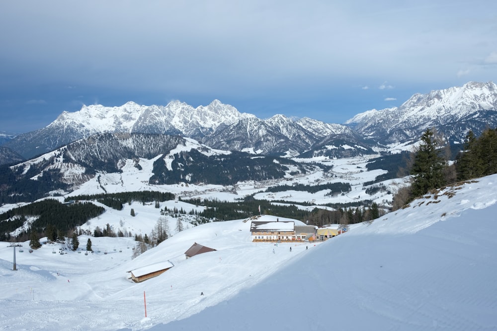 snow covered mountain under blue sky during daytime