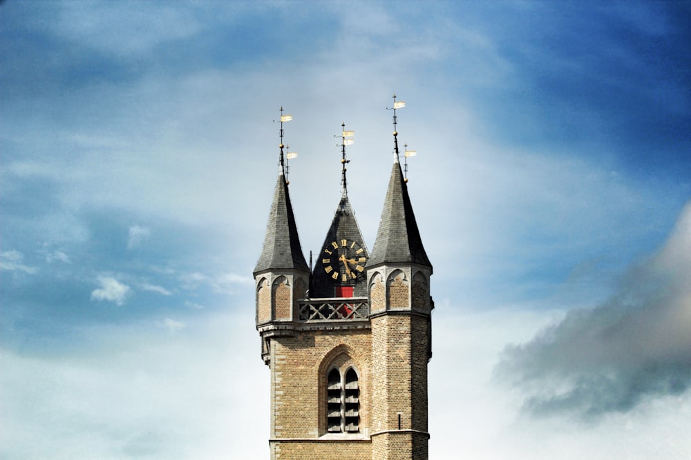 brown and black concrete church under blue sky during daytime