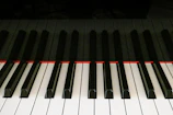 black and white piano keys
