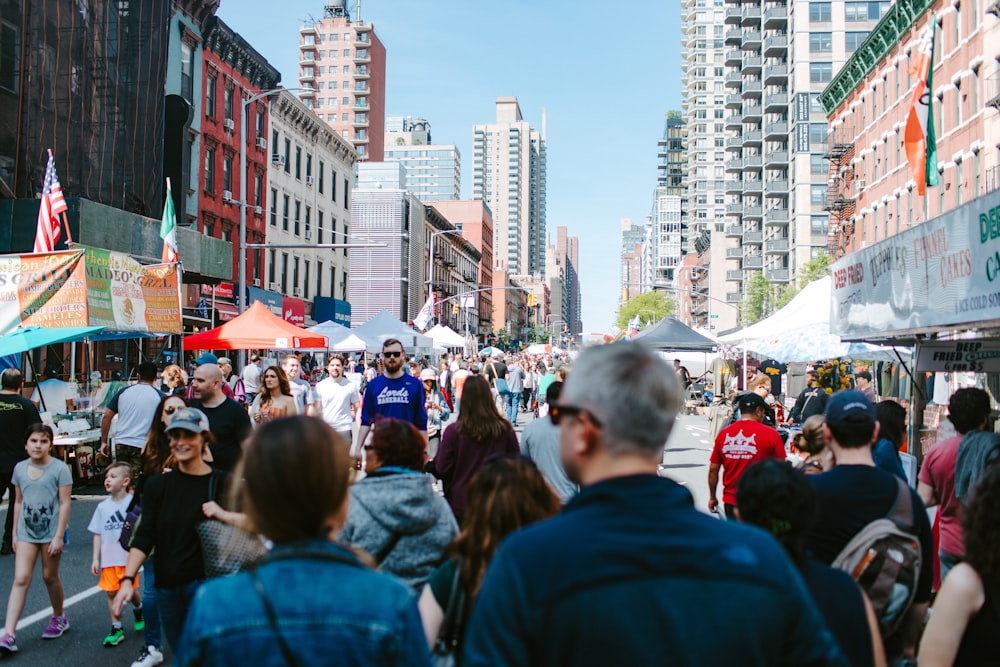 people walking on street during daytime