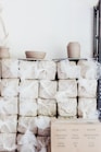 white tissue rolls on white table