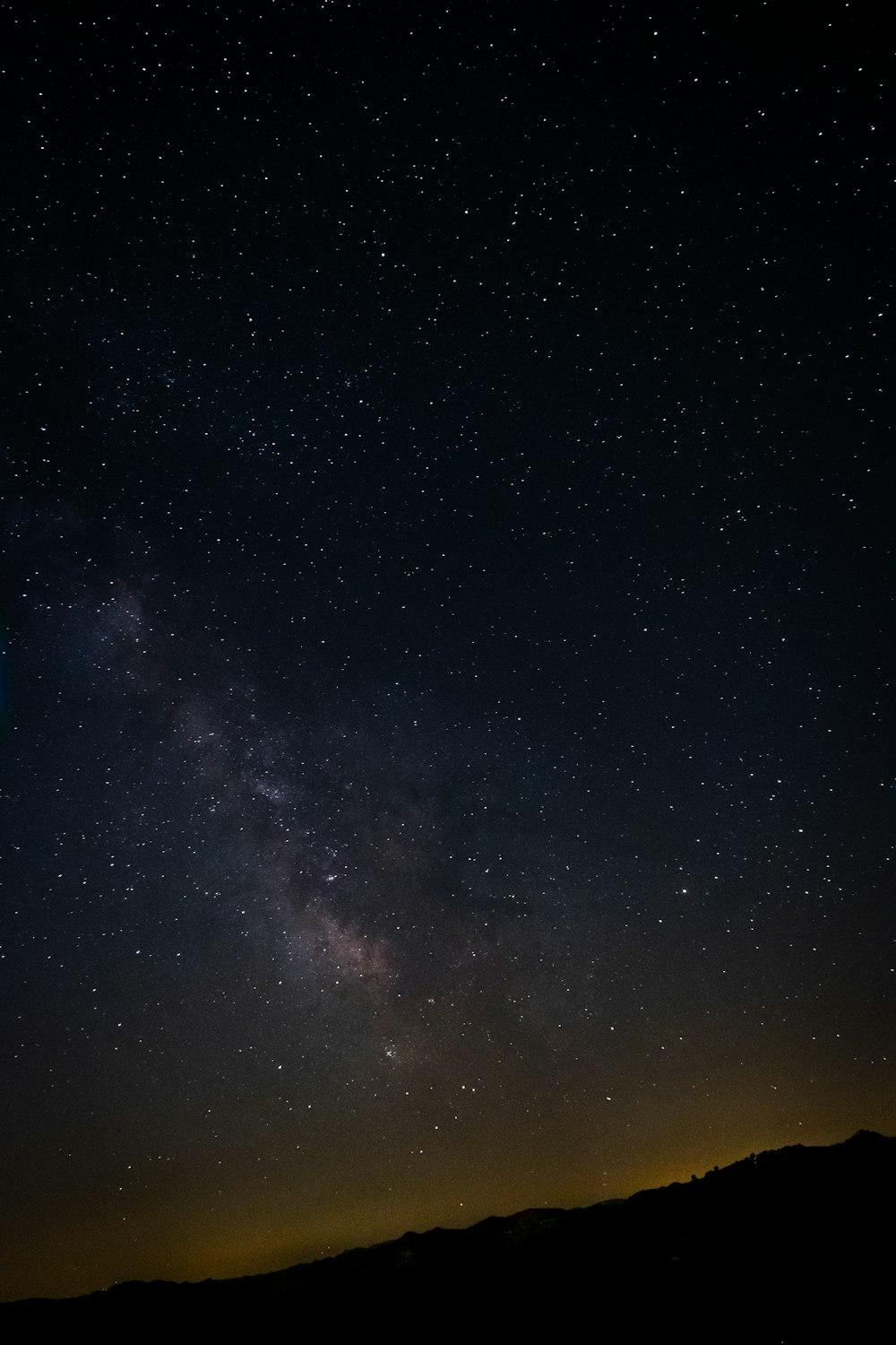 starry night sky over the starry night