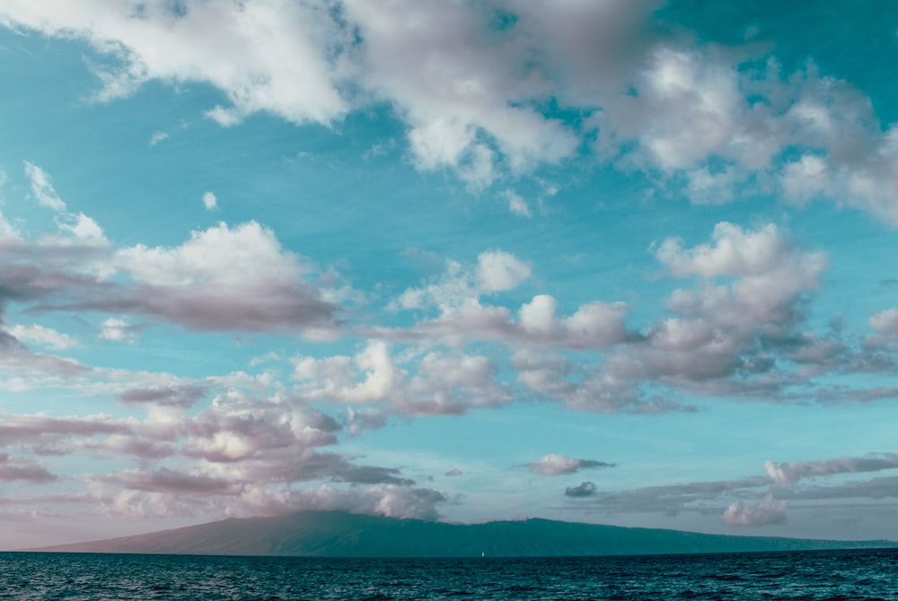 blue sky and white clouds